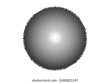 Halftone circles, halftone dot pattern vector background. eps template