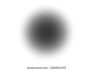 Halftone circles, halftone dot pattern vector background. eps template