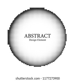 Halftone circles, dots pattern, vector, grunge. Comic texture background. Monochrome half-tone. Circle halftone Dots, White and black geometric gradient for pop art designs.