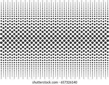 halftone circles gradient pattern
