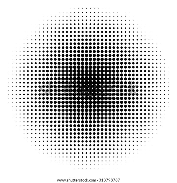 Halftone Circles Various Colorful Shadow Congestion Stock Vector ...