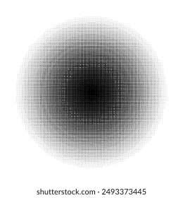 Halftone Circles Vector eps 10