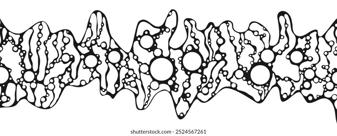 Halftone circular background frame. Design for business, presentations, technology. Vector. Space arnament. Pattern of chaotic matter, grids. Community of points. Dancing people top view. 