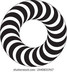 Halbtonkreises Design, Vektordarstellung