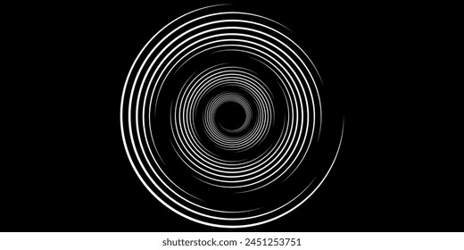 Halftone circular dotted frames set. Circle dots texture isolated on white background. Spotted spray texture. Vector abstract design element spiral circle sound 