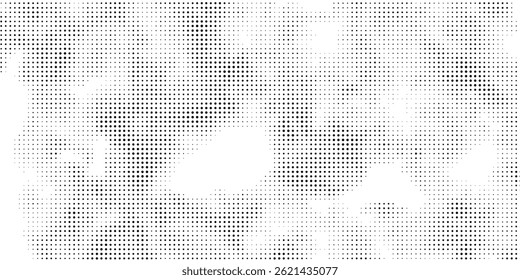 Halftone circular dotted frames set. Circle dots texture isolated on white background. Spotted spray texture