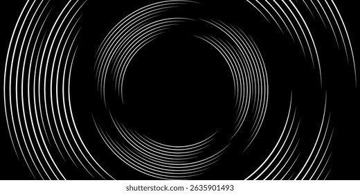 Halftone circular dotted frames set. Circle dots texture isolated on white background. Spotted spray texture. Vector abstract design element spiral circle sound wave vector dots circle spiral	
	
