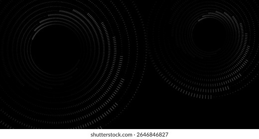 Halftone circular dotted frames set. Circle dots texture isolated on white background.  Modern design circle simple art good nice