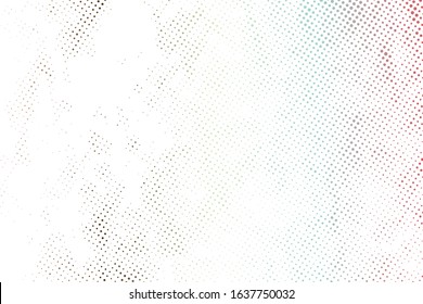 Halftone color abstract background. Grunge pop art dot vector texture. Colorful Dots design element. Trendy artistic styling template. Dotty festive graphic cover. Dotted popart gradient illustration