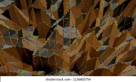 Halftone color background. Abstract dotted  pattern. Vector illustration.