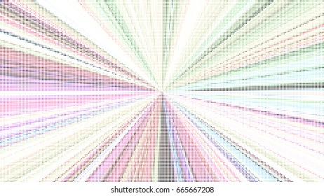 halftone color dots background 