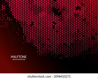 diseño de fondo de patrón de color de medio tono