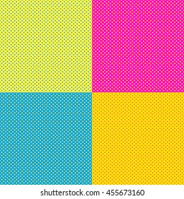 Halftone color pop art background vector illustration