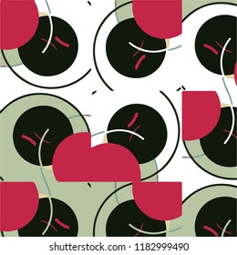 Halftone color texture background. Abstract vintage vector illustration Texture
