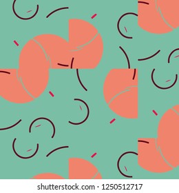 Halftone color texture background. Abstract vintage vector illustration Texture