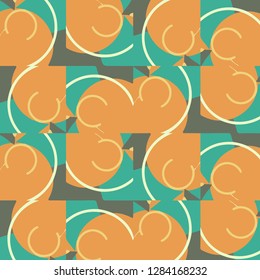 Halftone color texture background. Abstract vintage vector illustration Texture