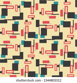 Halftone color texture background. Abstract vintage vector illustration Texture