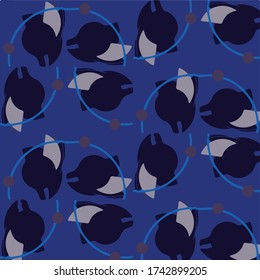 Fondo de textura de color de semitono. Resumen de la ilustración vectorial vintage Textura