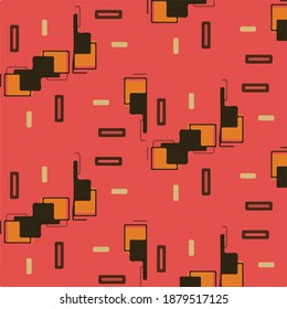 Fondo de textura de color de semitono. Resumen de la ilustración vectorial vintage Textura
