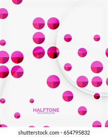 Halftone color texture vector background