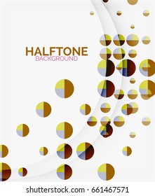 Halftone color texture vector background