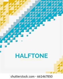 Halbfarbige Textur, Vektorhintergrund