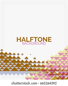 Halftone color texture vector background