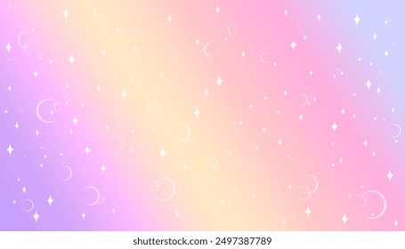 Halftone colored pink background with sakura flowers in manga and comic style. Cute kawaii background for girls. Vector illustration.