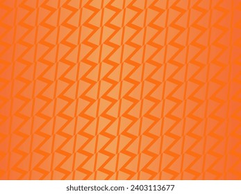 Diseño de fondo de degradado de color anaranjado abstracto de medio tono. Patrón geométrico futuro con efecto de línea. Un concepto creativo gráfico de color brillante.