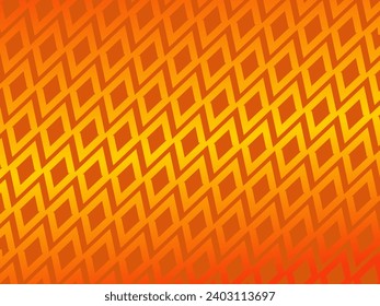 Diseño de fondo de degradado de color anaranjado abstracto de medio tono. Patrón geométrico futuro con efecto de línea. Un concepto creativo gráfico de color brillante.