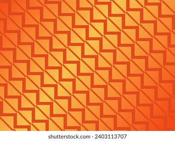 Diseño de fondo de degradado de color anaranjado abstracto de medio tono. Patrón geométrico futuro con efecto de línea. Un concepto creativo gráfico de color brillante.