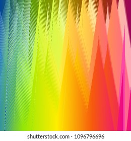 Halftone colorful background. Abstract glitch wallpaper.