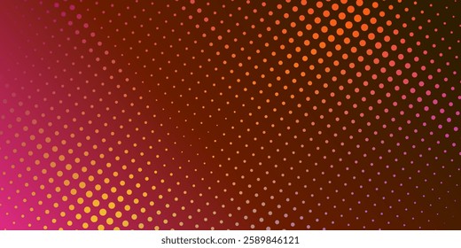Halftone colorful dotted background. Abstract vector gradient dotted textured corners