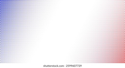 Halftone colorful dotted versus background. Abstract vector gradient dotted textured corners