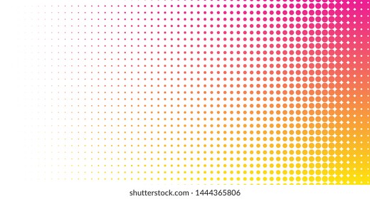 Halftone colorful gradient background for design decoration. Abstract business bright grunge background. Minimal geometric abstract pattern.