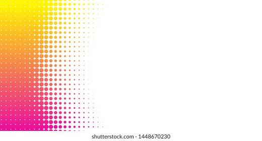 Halftone colorful gradient background for design decoration. Abstract business bright grunge background. Minimal geometric abstract pattern.