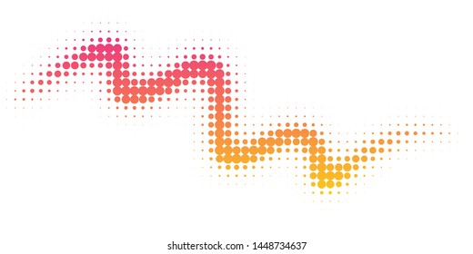 Halftone colorful gradient background for design decoration. Abstract business bright grunge background. Minimal geometric abstract pattern.