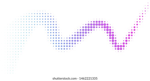 Halftone colorful gradient background for design decoration. Abstract business bright grunge background. Minimal geometric abstract pattern.