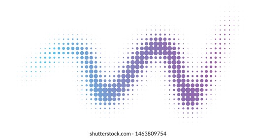 Halftone colorful gradient background for design decoration. Abstract business bright grunge background. Minimal geometric abstract pattern.