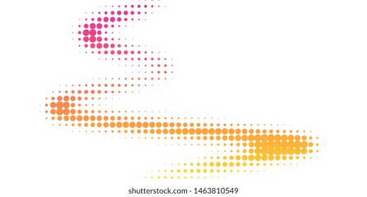 Halftone colorful gradient background for design decoration. Abstract business bright grunge background. Minimal geometric abstract pattern.