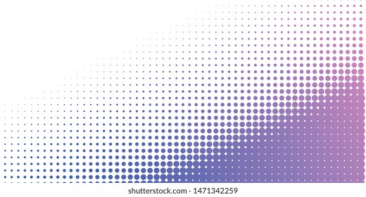 Halftone colorful gradient background for design decoration. Abstract business bright grunge background. Minimal geometric abstract pattern.