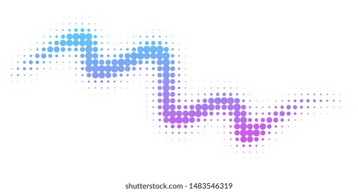 Halftone colorful gradient background for design decoration. Abstract business bright grunge background. Minimal geometric abstract pattern.