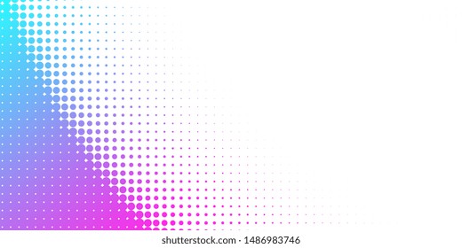 Halftone colorful gradient background for design decoration. Abstract business bright grunge background. Minimal geometric abstract pattern.