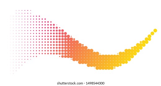 Halftone colorful gradient background for design decoration. Abstract business bright grunge background. Minimal geometric abstract pattern.