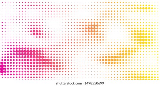 Halftone colorful gradient background for design decoration. Abstract business bright grunge background. Minimal geometric abstract pattern.