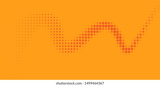 Halftone colorful gradient background for design decoration. Abstract business bright grunge background. Minimal geometric abstract pattern.