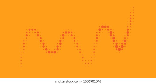 Halftone colorful gradient background for design decoration. Abstract business bright grunge background. Minimal geometric abstract pattern.