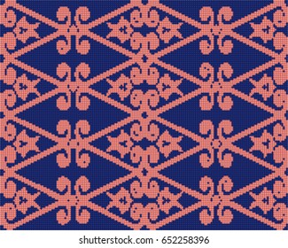 Halftone colorful seamless retro pattern curve spiral cross check frame