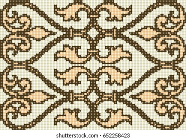 Halftone colorful seamless retro pattern vintage spiral curve cross frame