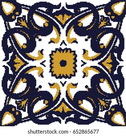 Halftone colorful seamless retro pattern vintage spiral round curve square flower